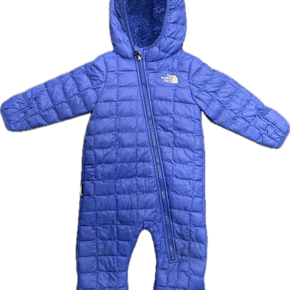 The North Face Kids Blue One Piece Snowsuit